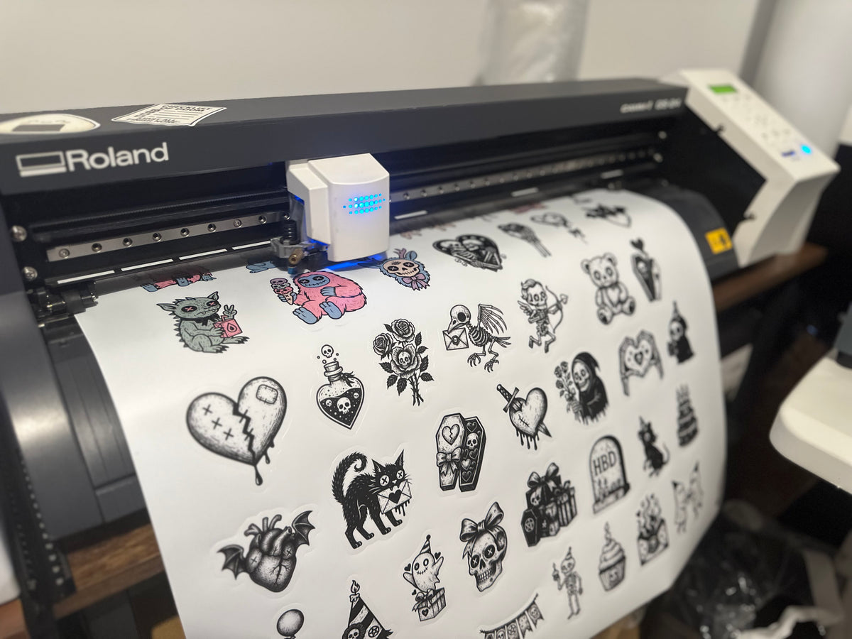 100 Die Cut stickers