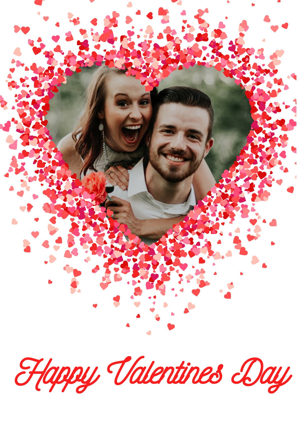 Photo Valentines Day wine Label from Kanwish Designs