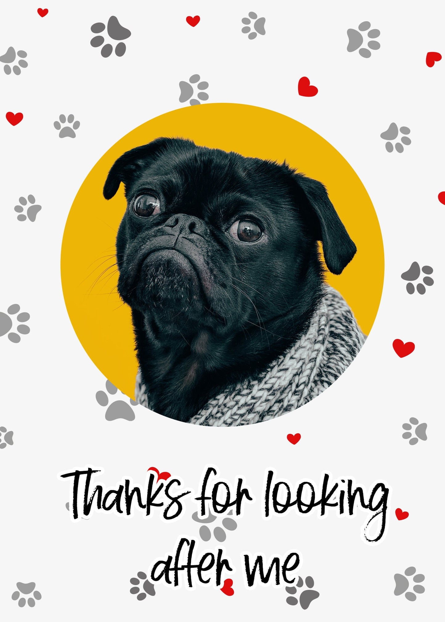 dog sitting thank you gift wine label | dog sitter peronalised photo gift | dog walker thank you gift | pet sitting gift | dog wine label