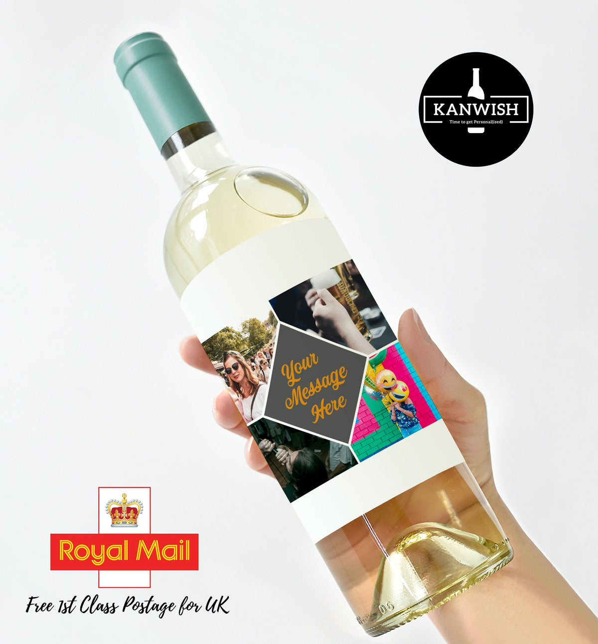 Photo Wine Bottle Label, Custom Wine Label, Personalised Wedding Wine Label, Wine Gift, Birthday Wine Label, Engagement Gift, Wine Gift