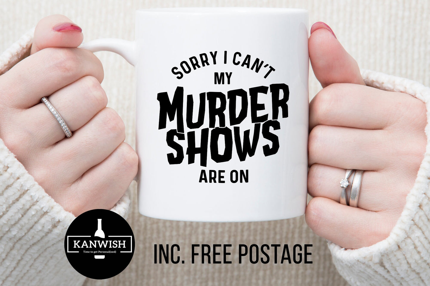 True Crime lover 11 oz mug gift  | True Crime Fan gift | Serial Killer Gift Idea | Horror fan gift mug idea | UK seller | Dishwasher Safe