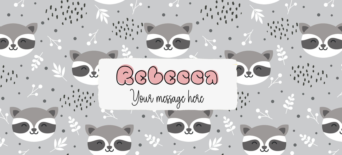 Kawaii Racoon trashpanada design 11oz personalised mug | custom coffee tea hot chocolate ceramic mug | kawaii design cute | Dishwasher Safe