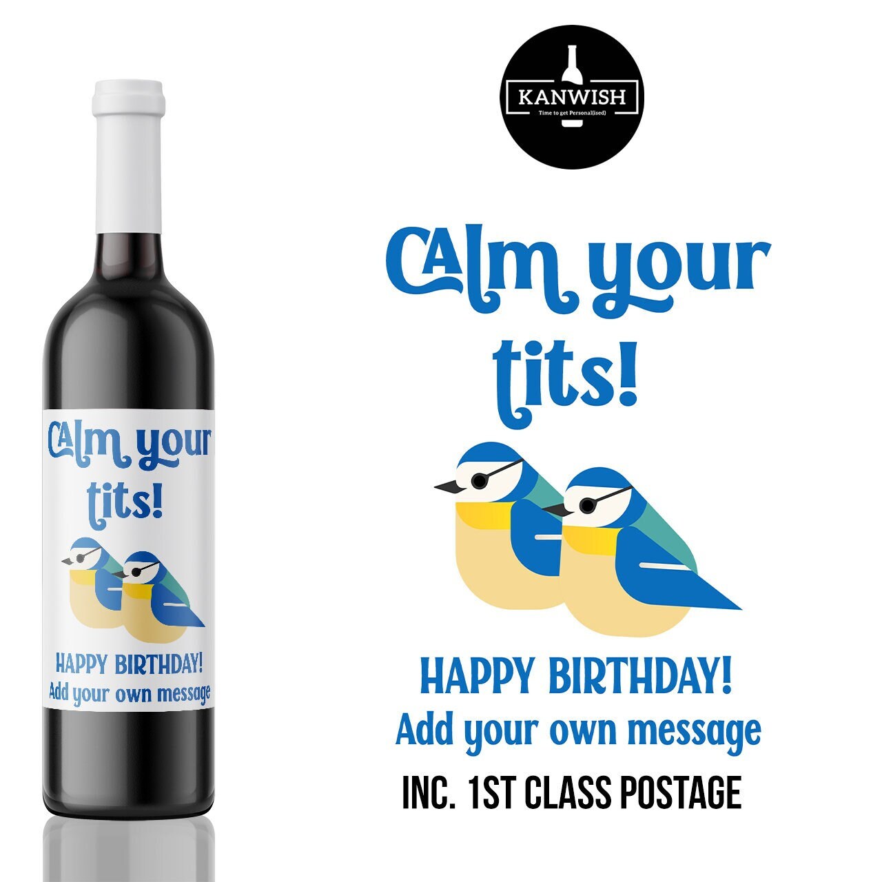 humorous, rude and Edgy custom Wine Label sticker for Birthday | wine gift for brother, sister, parent, best friend | wine lovers gift