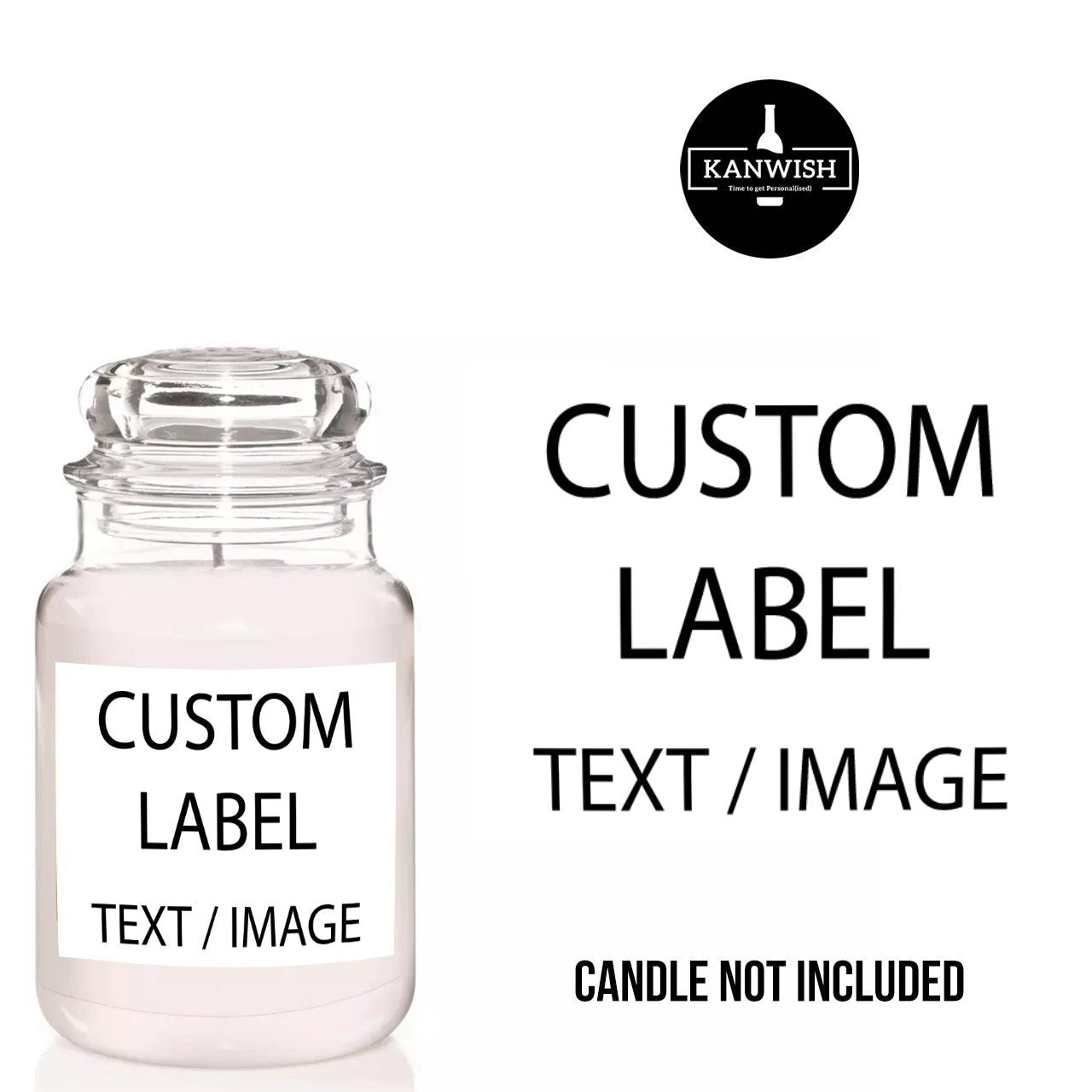 Personalised Birthday custom Candle Label sticker Perfect for Birthdays, Anniversaries, engagement, wedding and others of life's milestones.