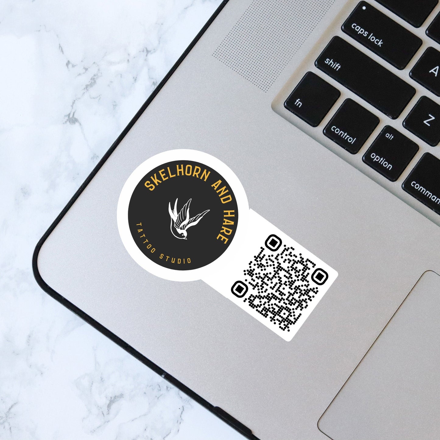 Custom Die Cut QR Code Stickers - Share with Style! Vinyl Decals for Branding & Events