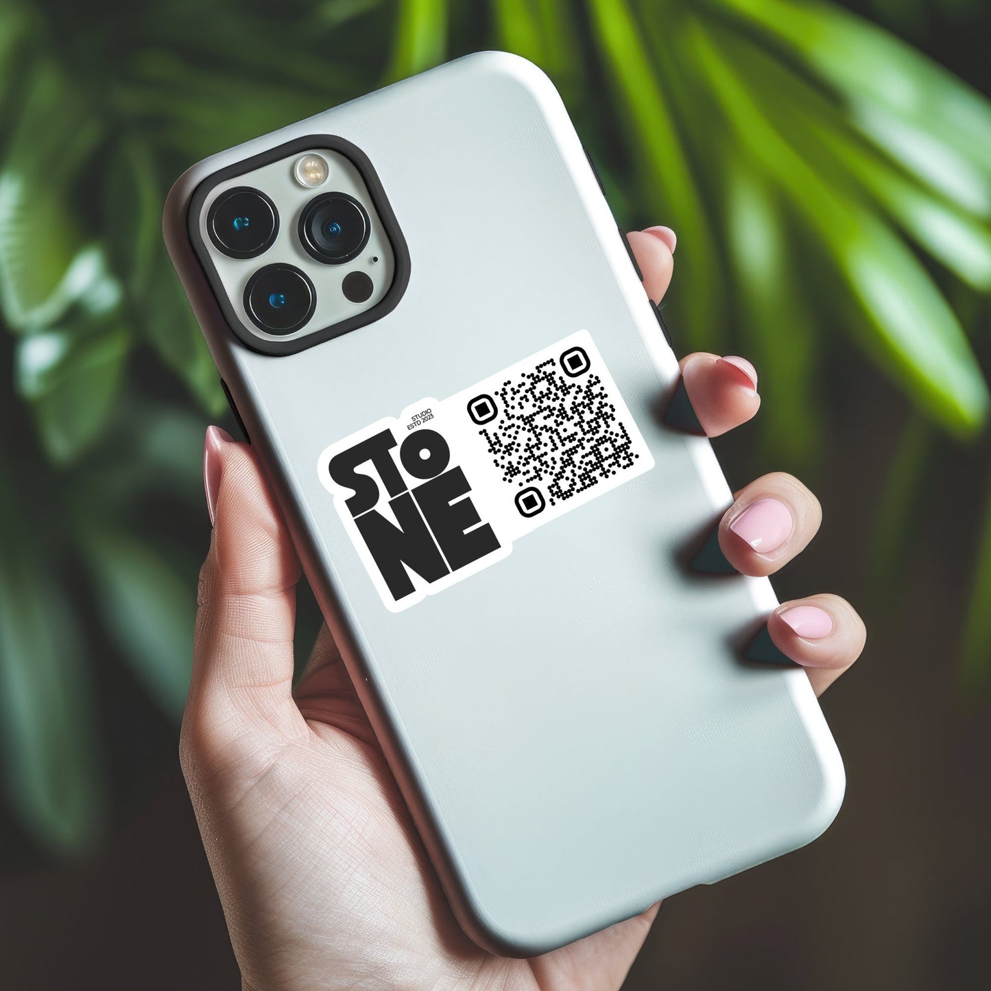 Custom Die Cut QR Code Stickers - Share with Style! Vinyl Decals for Branding & Events