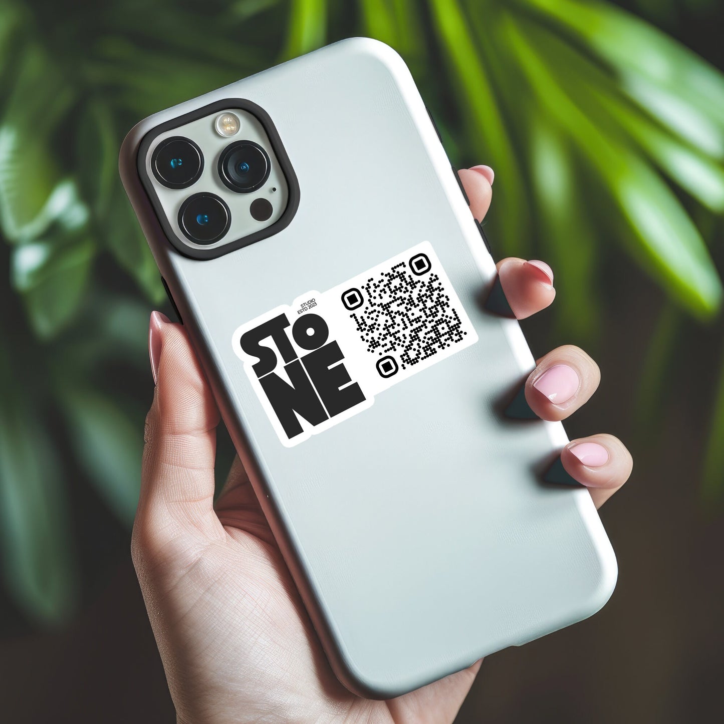 Custom Vinyl Die Cut QR code Sticker, Custom Logo Sticker, Labels Stickers Custom, QR Code Custom Sticker, Personalised Vinyl Stickers