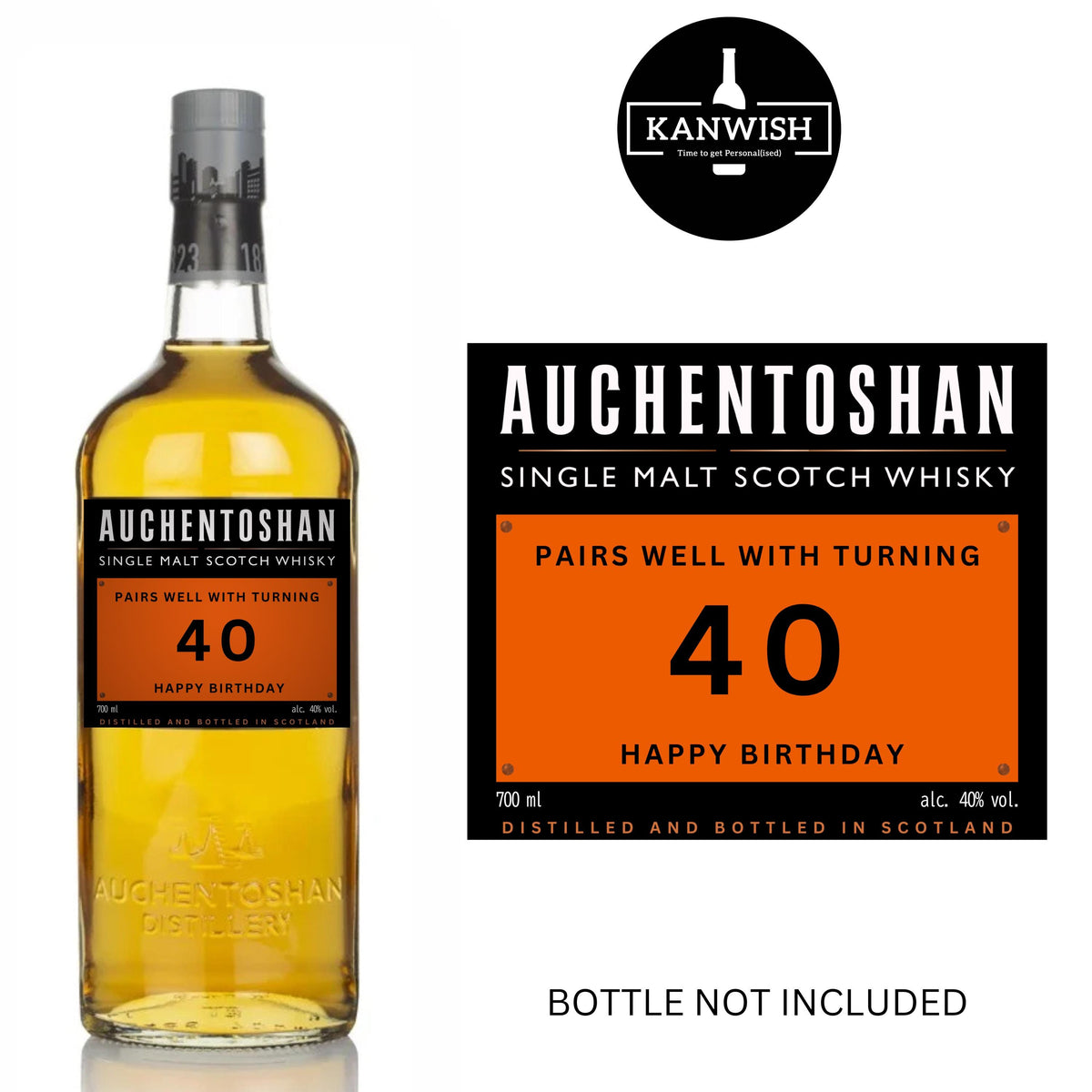 a bottle of auchentoshan 40 year old
