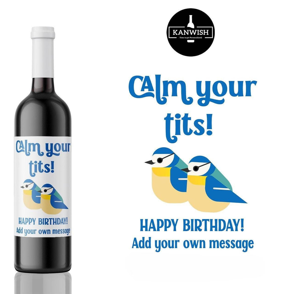 humorous, rude and Edgy custom Wine Label sticker for Birthday | wine gift for brother, sister, parent, best friend | wine lovers gift